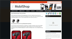 Desktop Screenshot of mobilshop.dk