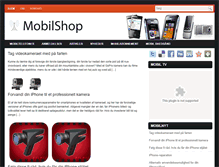 Tablet Screenshot of mobilshop.dk